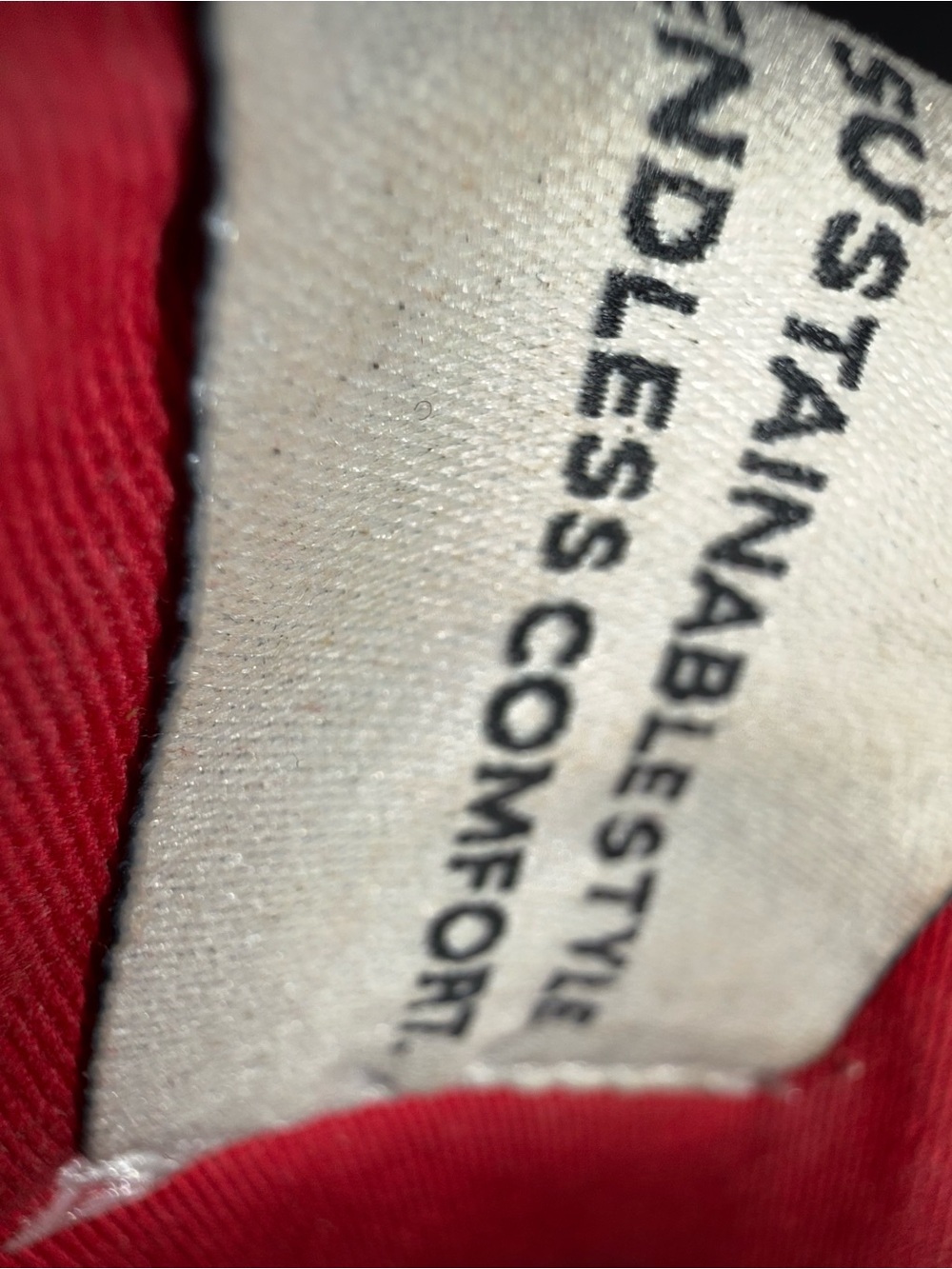 Cariuma OCA Low Red Canvas Sneakers Women’s 9.5 Sustainable Casual Shoes - Picture 10 of 10